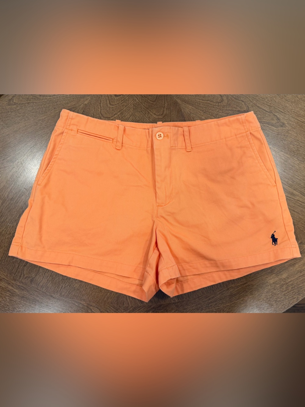 Ralph Lauren Sport Women’s Coral-Orange Shorts - Size 10 - 100% cotton